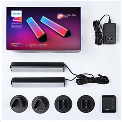 Govee - KIT 2x Flow Plus SMART LED TV & Gaming - RGBICWW Wi-Fi