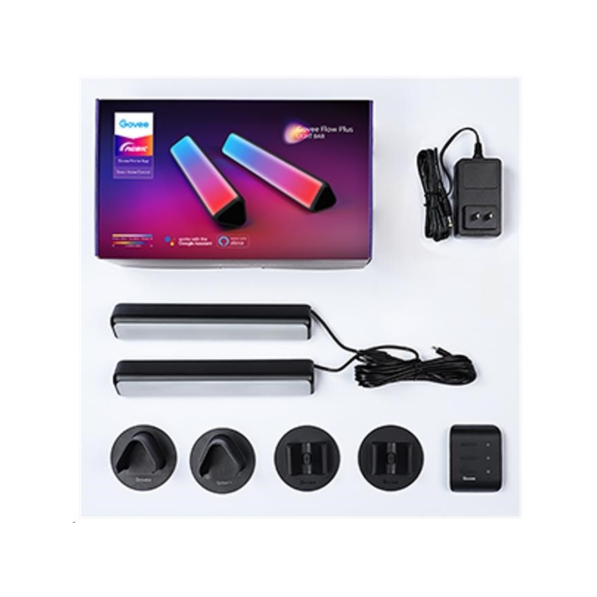 Govee - KIT 2x Flow Plus SMART LED TV & Gaming - RGBICWW Wi-Fi