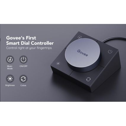 Govee - KIT 2x Smart Gaming Wi-Fi LED RGBIC Panels + Smart Dual + fjärrkontroll