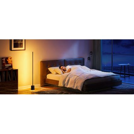 Govee - LED Dimbar golvlampa med en högtalare Pro RGBICWW 2200-6500K Wi-Fi + fjärrkontroll