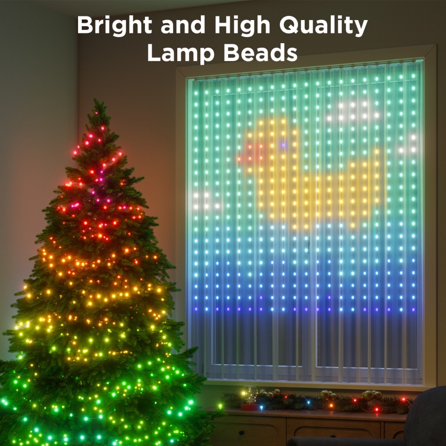 Govee - LED RGB Ljusreglerad utomhus dekorativ slinga LED/15W/230V IP65 Wi-Fi