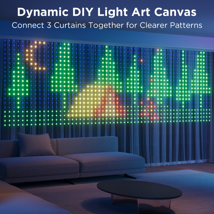 Govee - LED RGB Ljusreglerad utomhus dekorativ slinga LED/15W/230V IP65 Wi-Fi
