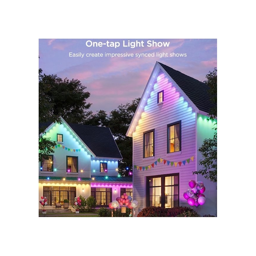 Govee - LED RGBIC String Downlights 30m Wi-Fi Matter IP67