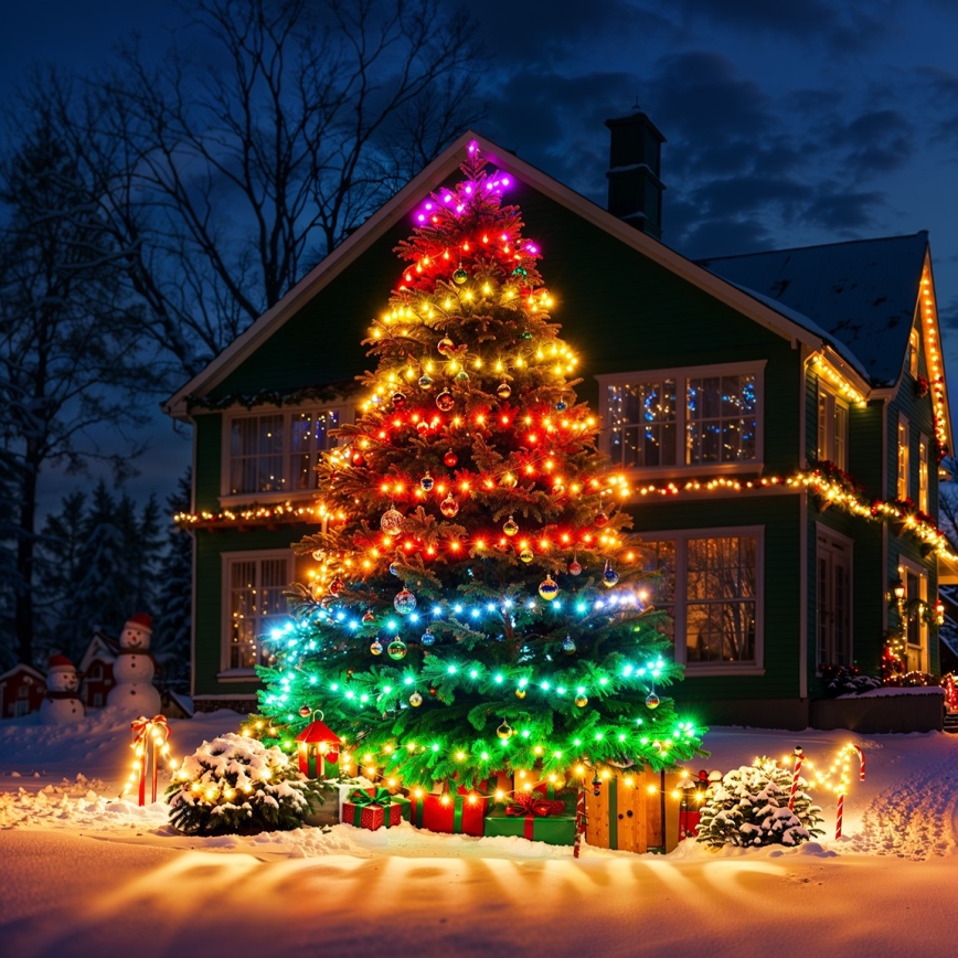 Govee - LED RGBICW Utomhus Julkedja 2700-6500K 20m Wi-Fi Matter IP66