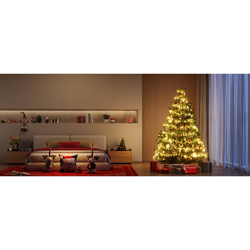 Govee - LED RGBICW Utomhus Julkedja 2700-6500K 20m Wi-Fi Matter IP66