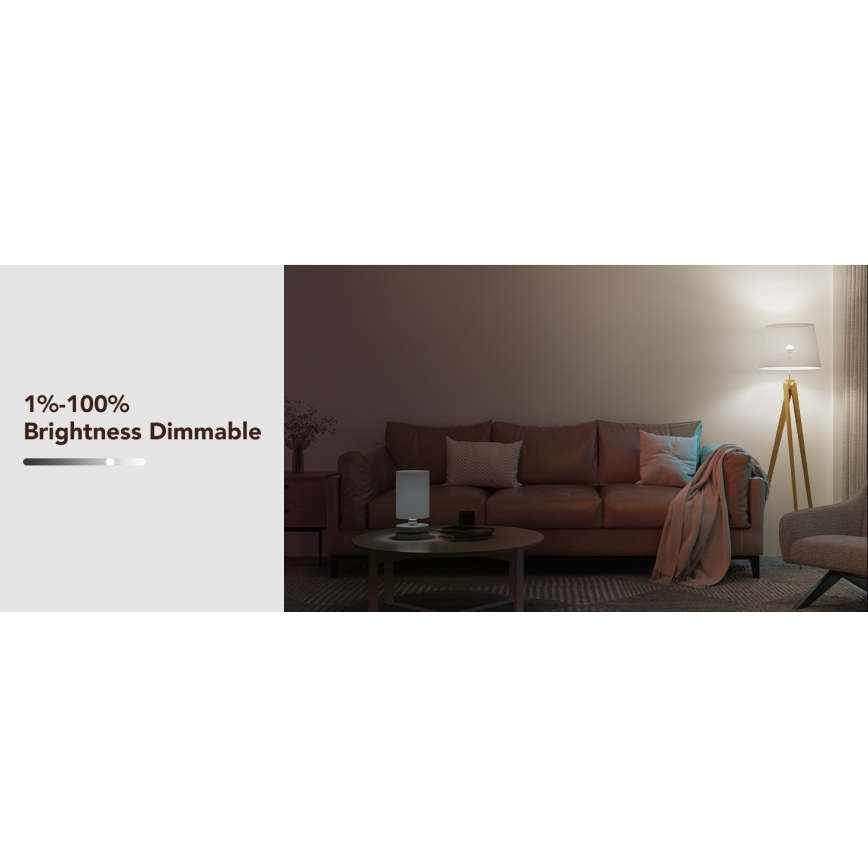 Govee - LED RGBWW Ljusreglerad glödlampa Smart E27/12W/230V 2700-6500K Wi-Fi