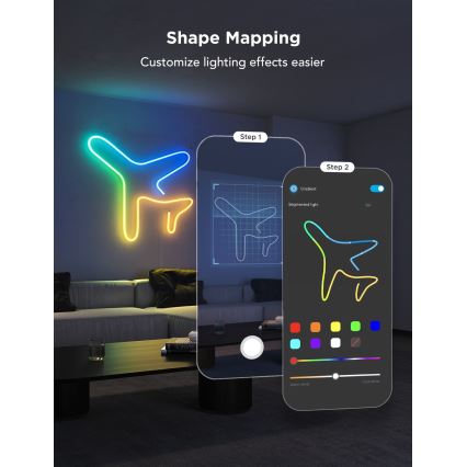 Govee - Neon 2 MATTER böjbar LED list 3m RGBIC Wi-Fi IP67