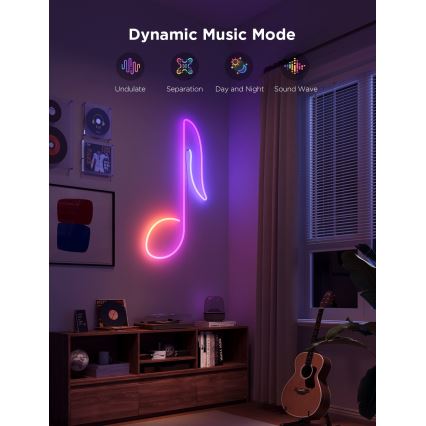 Govee - Neon 2 MATTER böjbar LED list 3m RGBIC Wi-Fi IP67