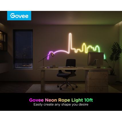 Govee - Neon 2 MATTER böjbar LED list 3m RGBIC Wi-Fi IP67