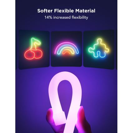 Govee - Neon 2 MATTER böjbar LED list 5m RGBIC Wi-Fi IP67
