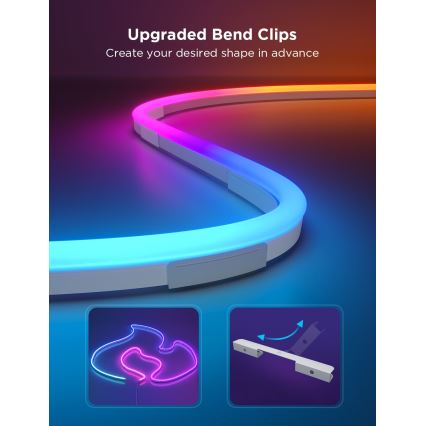 Govee - Neon 2 MATTER böjbar LED list 5m RGBIC Wi-Fi IP67