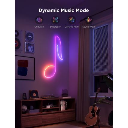 Govee - Neon 2 MATTER böjbar LED list 5m RGBIC Wi-Fi IP67