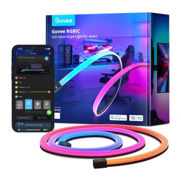 Govee - Neon LED backljus för bord 3m RGBIC Wi-Fi