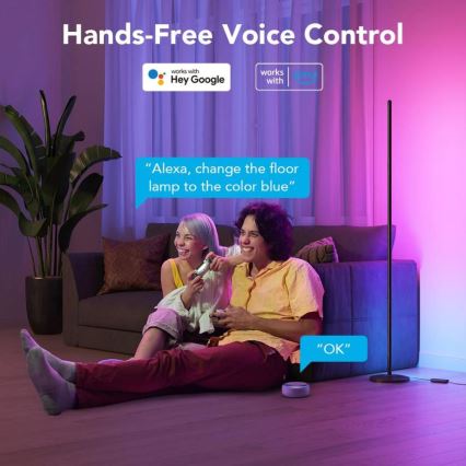Govee - RGBICW Smart Hörn Floor Lamp Wi-Fi