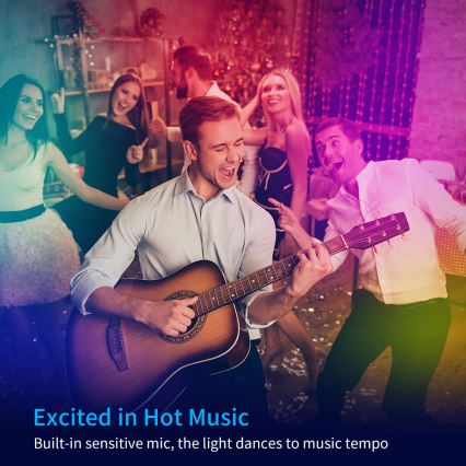 Govee - Smart dimbar RGB-LED-remsa, 36 W/24 V, 10 m, Wi‑Fi