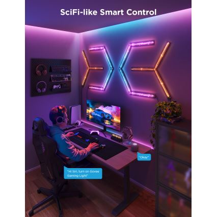 Govee - Smart Gaming (4+1) vägglampa RGBIC Wi-Fi