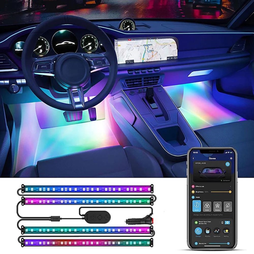 Govee - Smart LED bil-lister - RGBIC