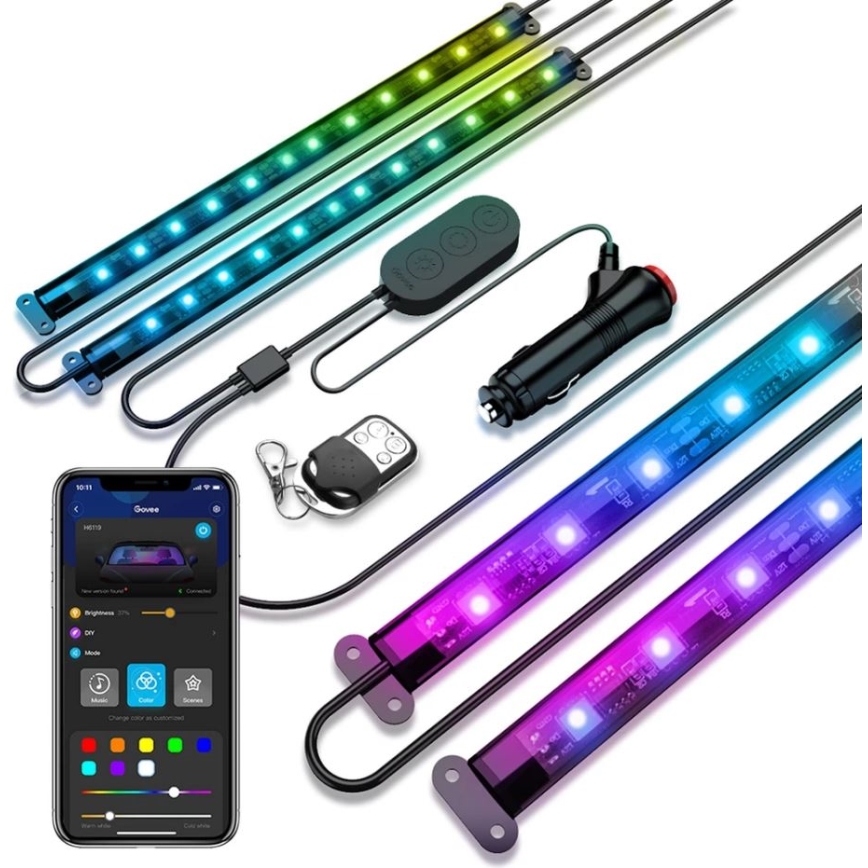 Govee - Smart LED bil-lister - RGBIC