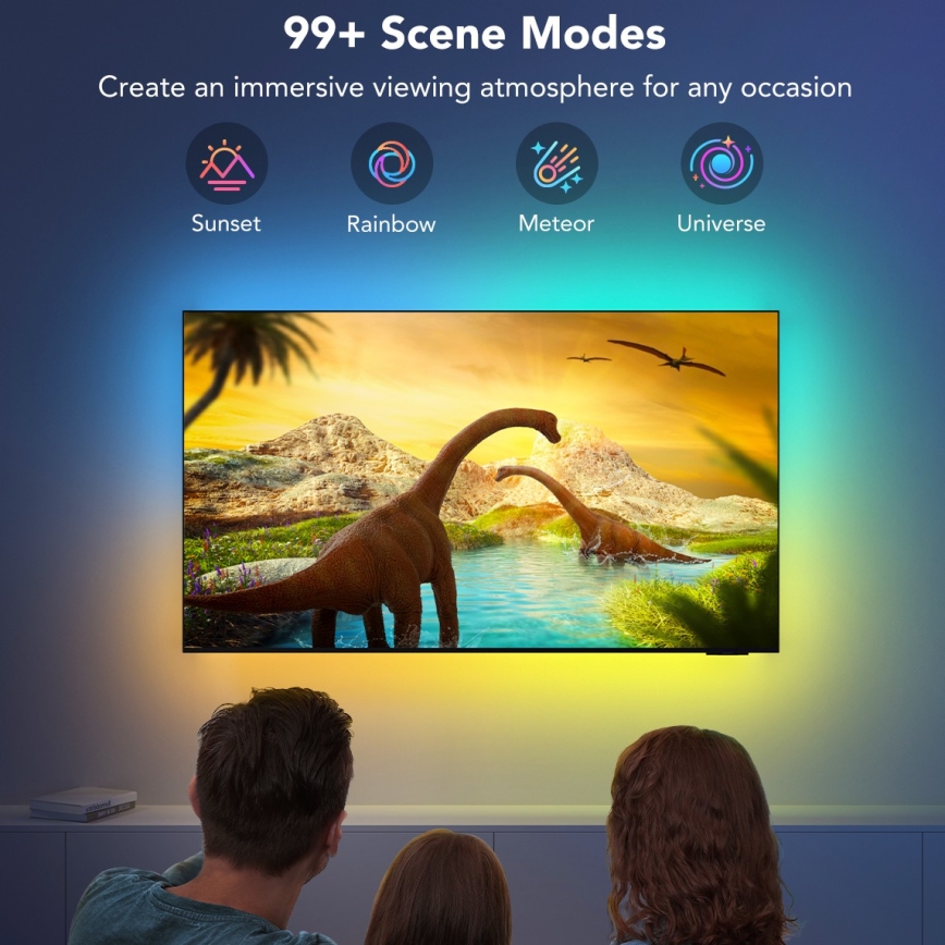 Govee - TV 40-50 SMART LED-bakgrundsbelysning RGBIC Wi-Fi