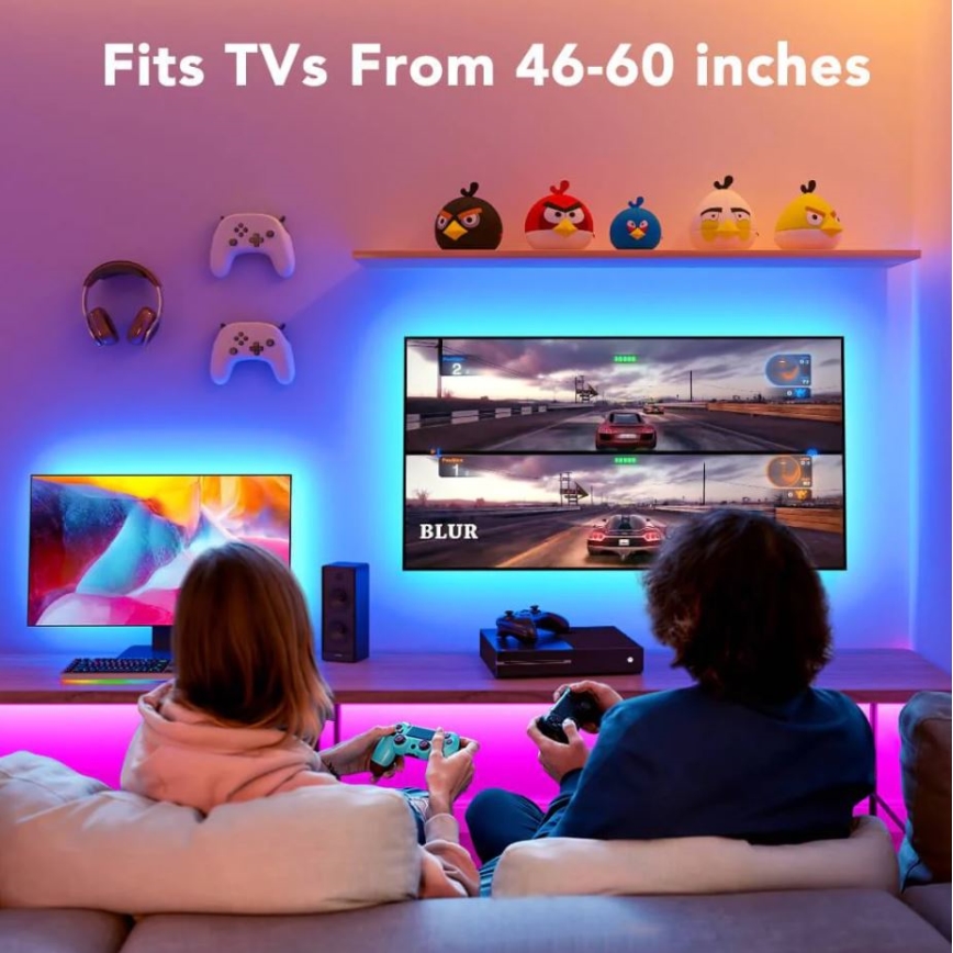 Govee - TV 46-60" SMART LED bakgrundsbelyst RGB + fjärrkontroll