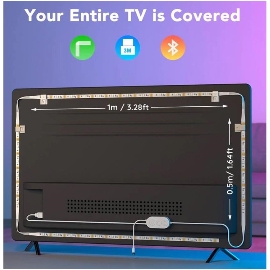 Govee - TV 46-60" SMART LED bakgrundsbelyst RGB