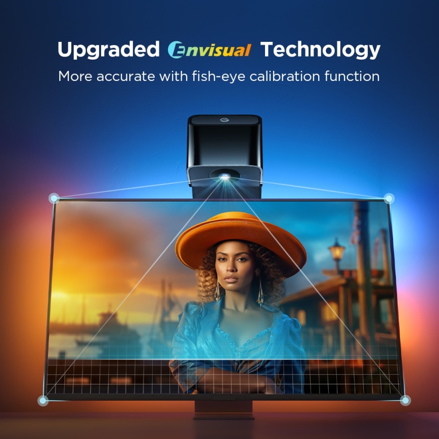 Govee - TV Backlight 3 Lite TV 40-50" SMART LED bakgrundsbelyst RGBICW Wi-Fi IP67 +RC