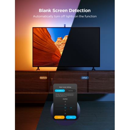 Govee - TV Backlight 3 Lite TV 75-85" SMART LED bakgrundsbelyst RGBICW Wi-Fi IP67