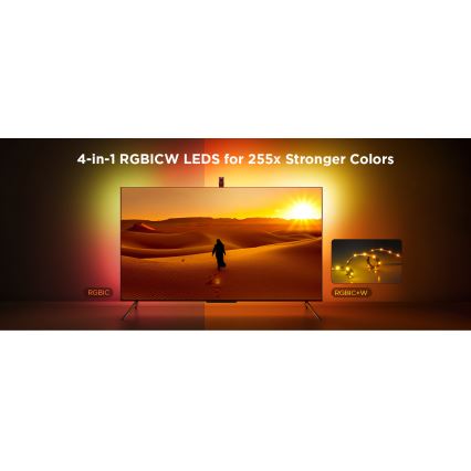 Govee - TV Backlight 3 Lite TV 75-85" SMART LED bakgrundsbelyst RGBICW Wi-Fi IP67