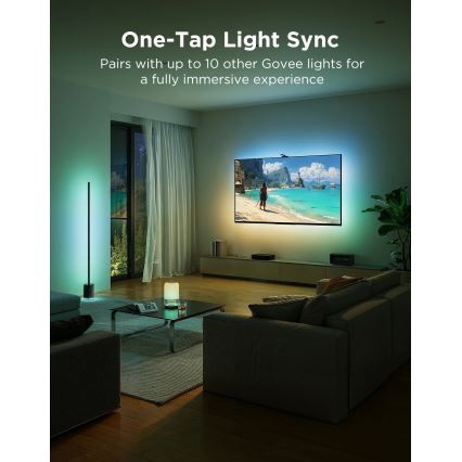 Govee - TV Backlight 3 Pro 75-85 Smart LED-bakgrundsbelysning RGBIC Wi-Fi