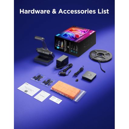 Govee - TV Backlight 3 Pro 75-85 Smart LED-bakgrundsbelysning RGBIC Wi-Fi