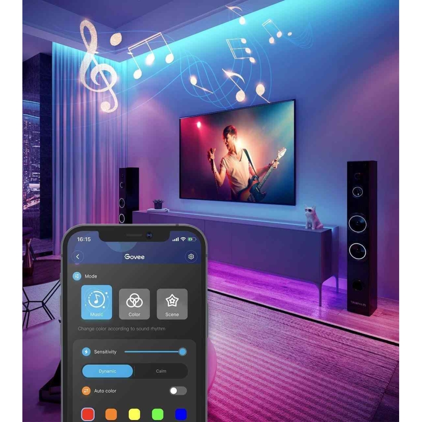 Govee - Wi-Fi RGB Smart LED list 5m