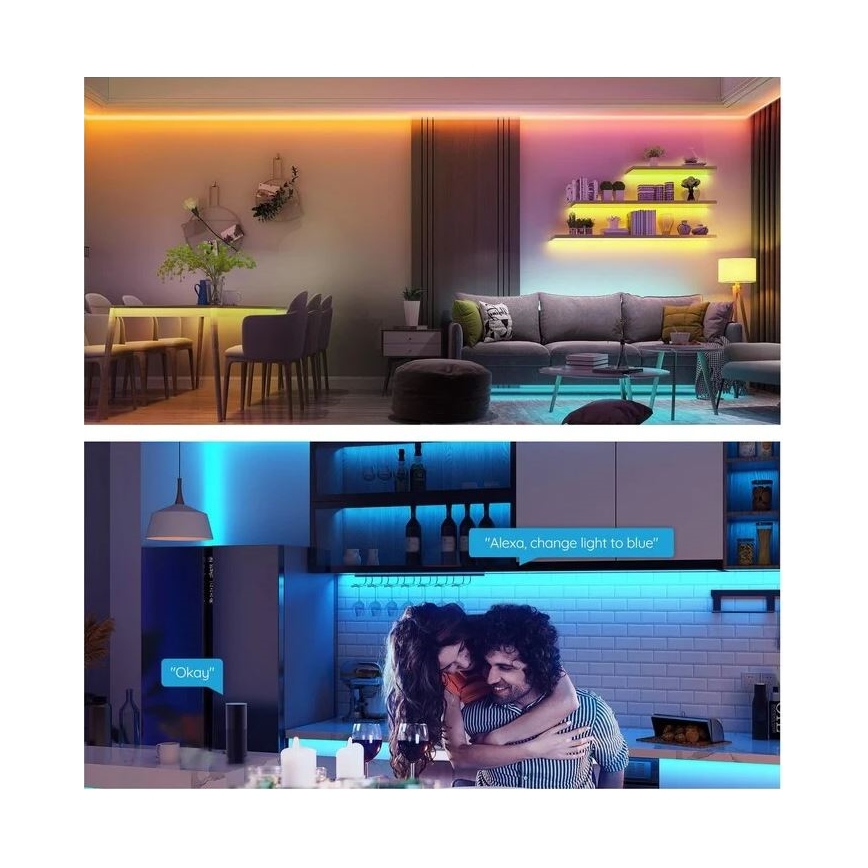 Govee - Wi-Fi RGB Smart LED-remsa 5m