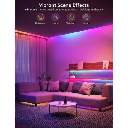 Govee - Wi-Fi RGBIC PRO Smart LED list 10m