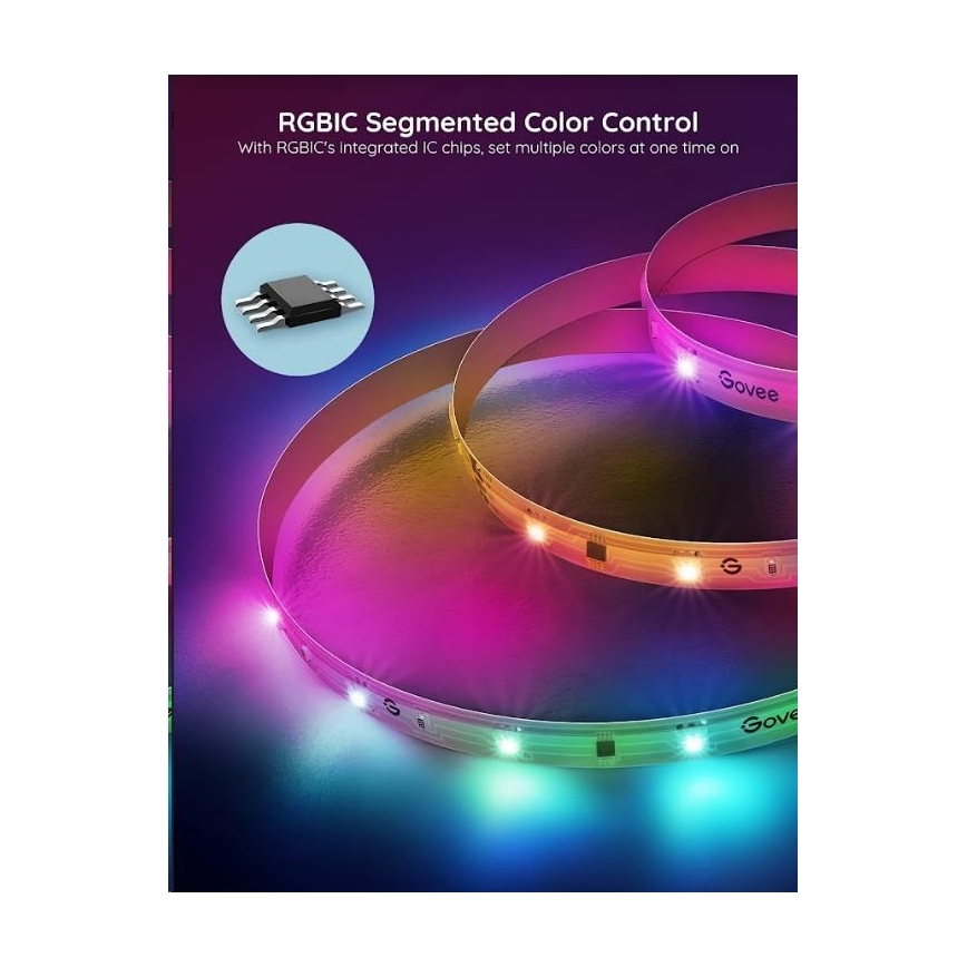 Govee - Wi-Fi RGBIC PRO Smart LED list 10m