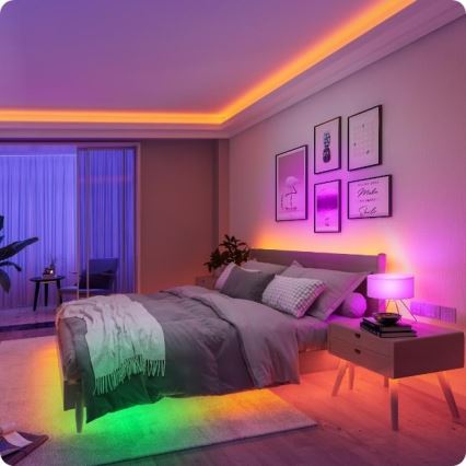 Govee - Wi-Fi RGBIC Smart PRO LED list 5m - extra hållbara