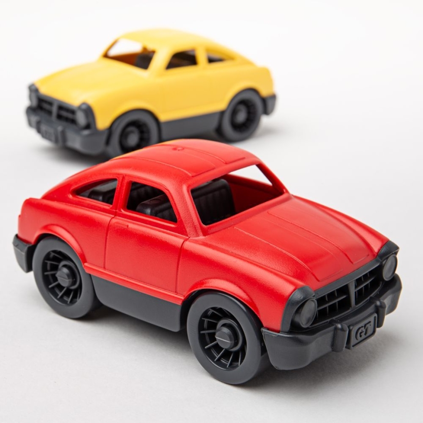 Green Toys - Färja med bilar vit/blå