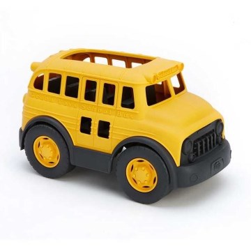 Green Toys - Skolbuss gul/svart