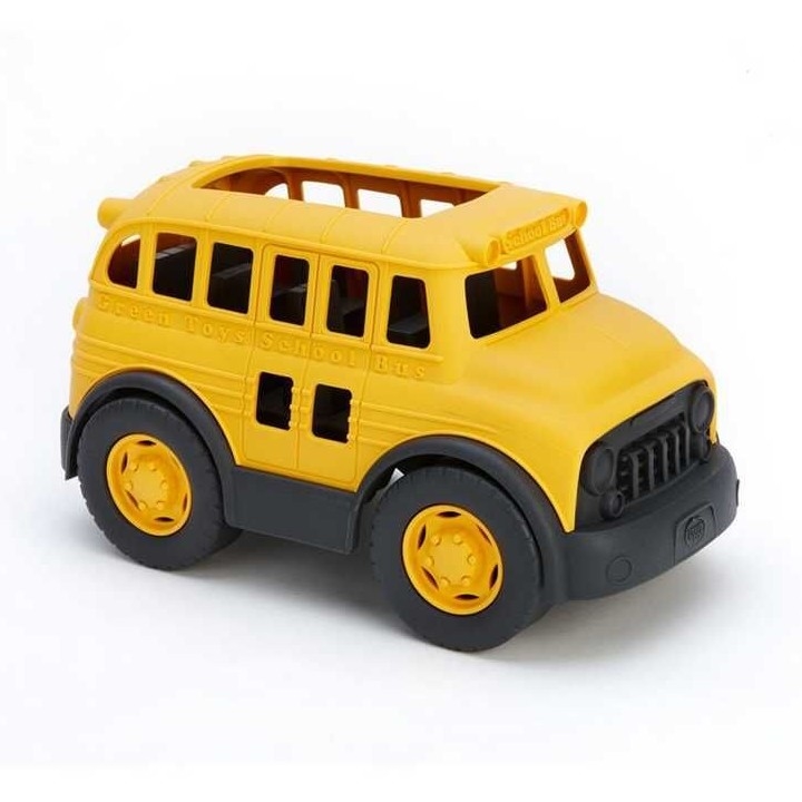 Green Toys - Skolbuss gul/svart