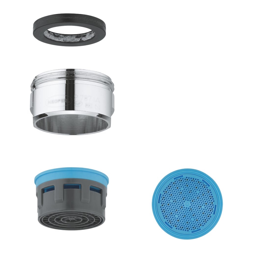 GROHE 13929000 - Perlator M 24 × 1 blank krom