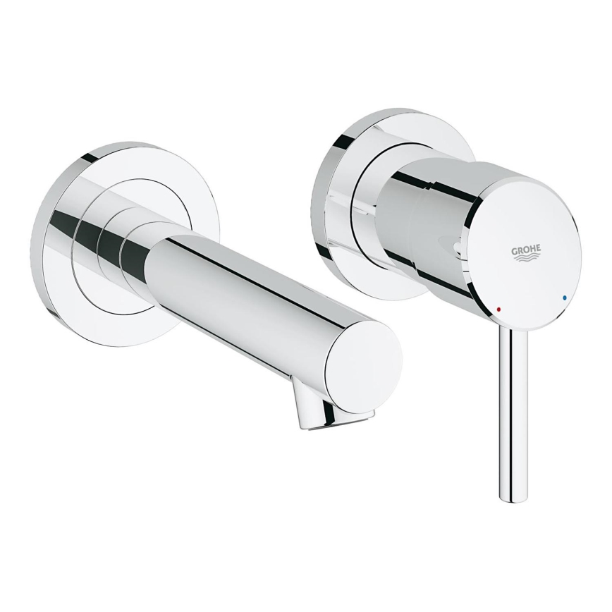 GROHE 19575001 - Tvåhålsblandare för tvättställ CONCETTO 147 mm polerad krom