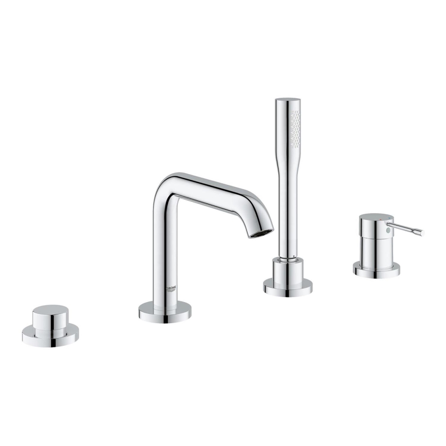 GROHE 19578001 - ESSENCE 197 mm 4-håls badkarsblandare, blank krom
