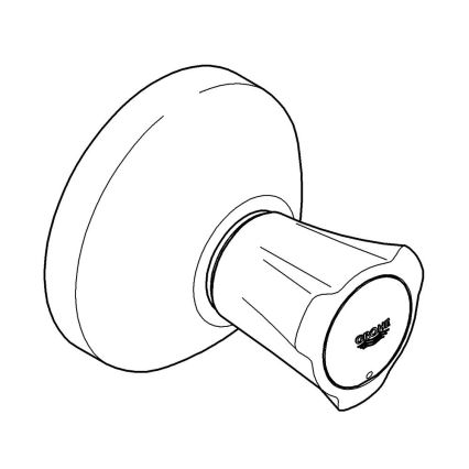 GROHE 19806001 - Överdel till inbyggnadsventil COSTA L 20-200 mm polerad krom