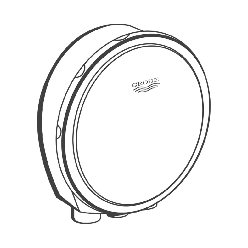 GROHE 19952DA0 - Påfyllnings-, avlopps- och överfyllnadssats för badkar TALENTOFILL i guld