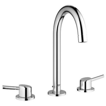 GROHE 20216001 - Tvättställsblandare, 3-håls, CONCETTO DN 15, storlek L, krom