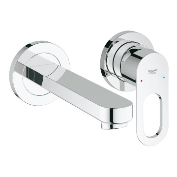 GROHE 20289000 - Tvåhålsblandare till tvättställ BAULOOP 110 mm polerad krom