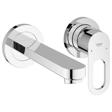 GROHE 20289000 - Tvåhålsblandare till tvättställ BAULOOP 110 mm polerad krom
