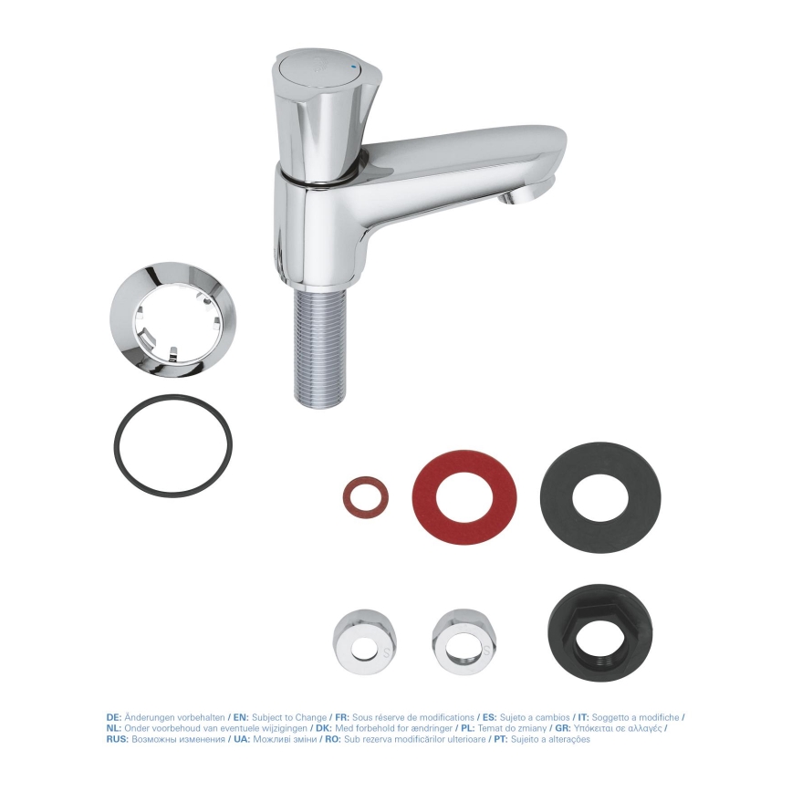 GROHE 20404001 - Tvättställsblandare COSTA L DN 15 blank krom