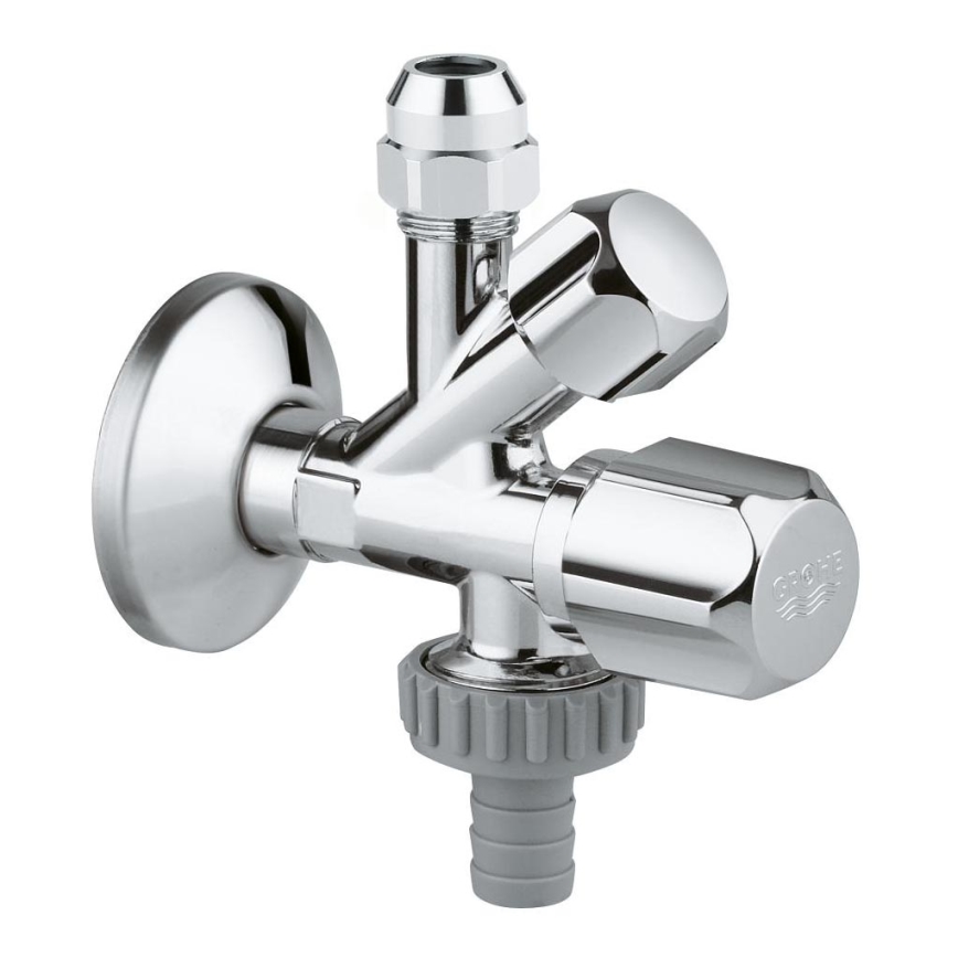 GROHE 22035000 - Kombi-vinkelventil UNIVERSAL DN 15 polerad krom