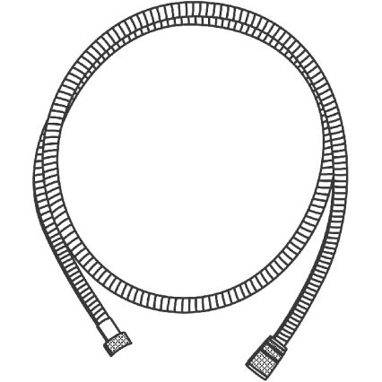 GROHE 22100000 - Duschslang VITALIOFLEX METAL LONG-LIFE 1750 mm krom