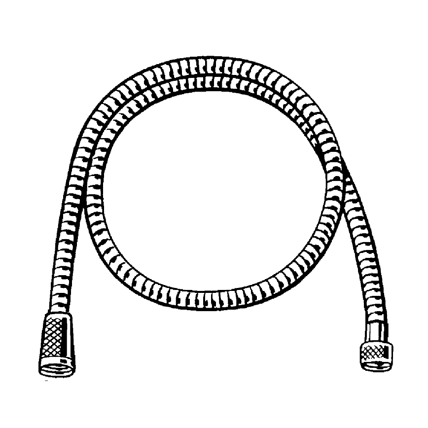 GROHE 22108000 - Duschslang VITALIOFLEX METAL LONG-LIFE 1500 mm krom